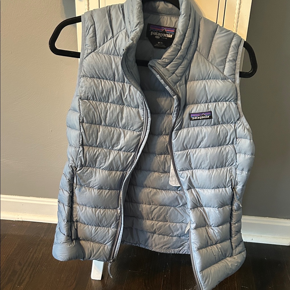 Patagonia Women's Silver/Blue Padded Vest
